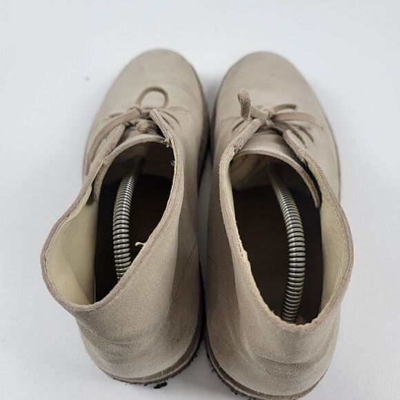 Clarks Desert Chukka Boots Men's Sz 9.5 M Sand Suede Soft Crepe Sole 3169 - Picture 10 of 11